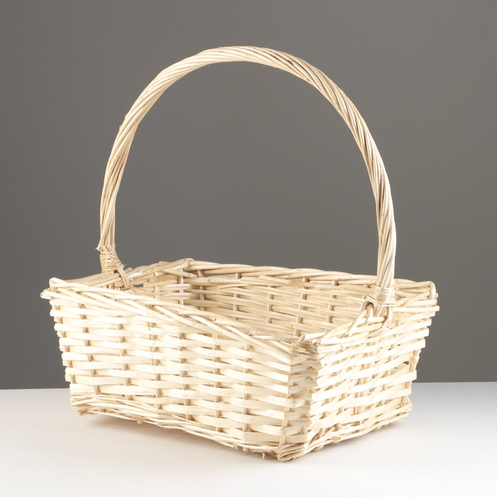 Набор корзин из 3 шт, 42х29х17/43 см, 37х26х15/37 см, 31х21х13/35 см, бежевый, ива Набор корзин из 3 шт, 42х29х17/43 см, 37х26х15/37 см, 31х21х13/35 см, бежевый, ива