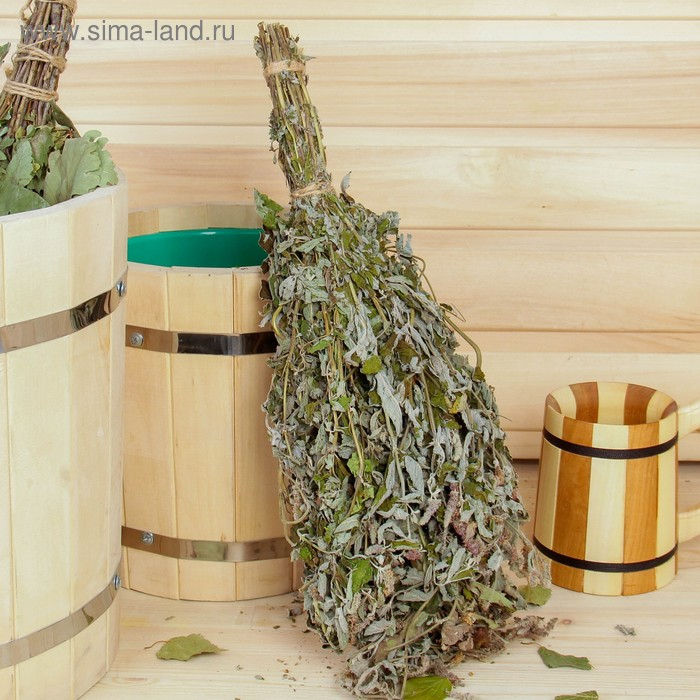 Веник для бани 45 (+-5) см ТРАВЯНОЙ из мяты, в индивидуальной упаковке Веник для бани 45 (+-5) см ТРАВЯНОЙ из мяты, в индивидуальной упаковке