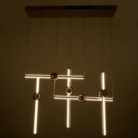Светильник BayerLux 49420/5 LED 80Вт 4000К золото 65х12х42 см