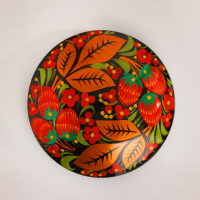 Коробка «Ягодка», большая, 14×7 см, хохлома