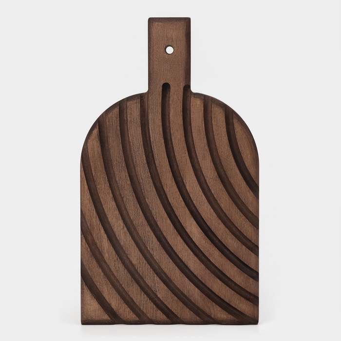 Доска разделочная для подачи Wild Kitchen, 29×17×2.5 см, граб темный Доска разделочная для подачи Wild Kitchen, 29×17×2.5 см, граб темный