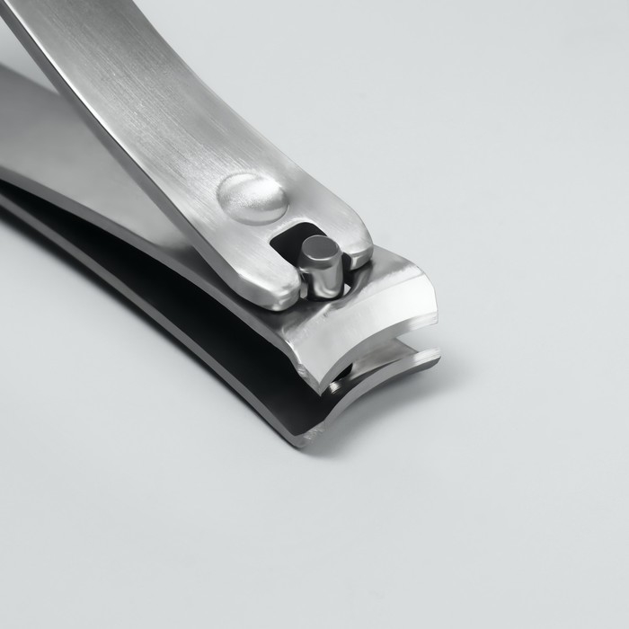 Кусачки-книпсер педикюрные, 9 см, в PVC-чехле, цвет матовый серебристый, SZZ-17-D Кусачки-книпсер педикюрные, 9 см, в PVC-чехле, цвет матовый серебристый, SZZ-17-D