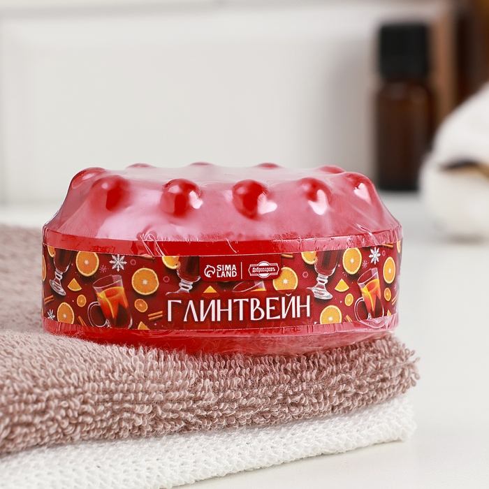Новый год Мыло СПА - уход для бани и сауны "Глинтвейн" 100 г