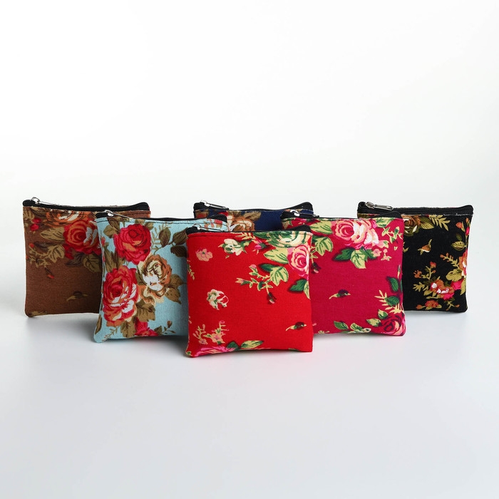 Кошелёк женский на молнии, цвет МИКС Кошелёк женский на молнии, цвет МИКС