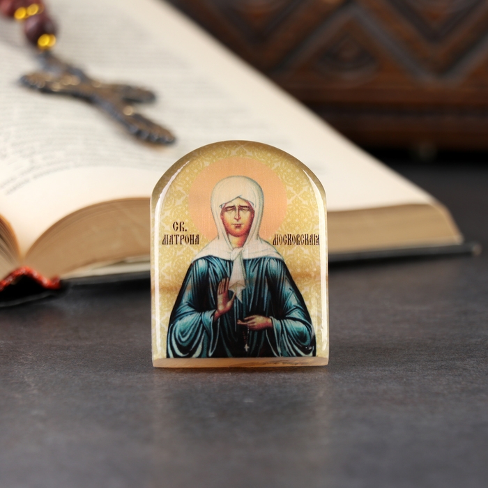 Икона  Икона "Матрона Московская", селенит