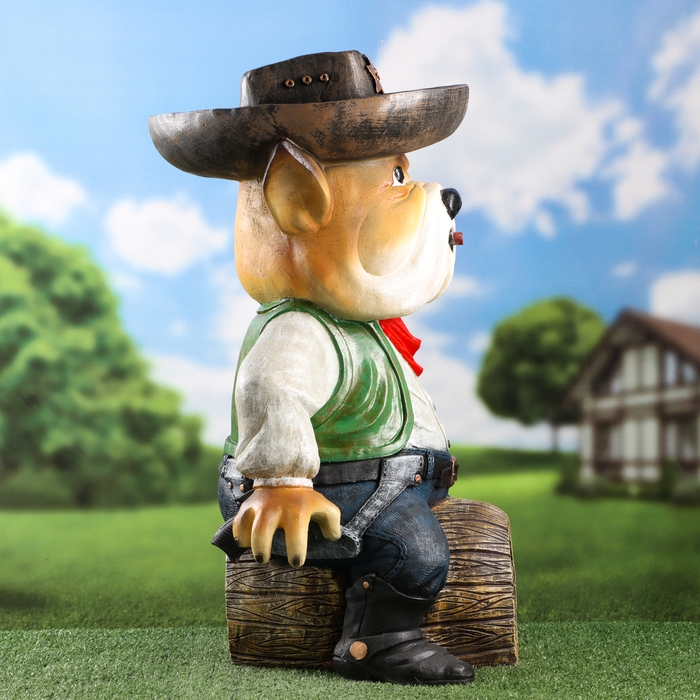 Садовая фигура  Садовая фигура "Шериф" 52х40х67см