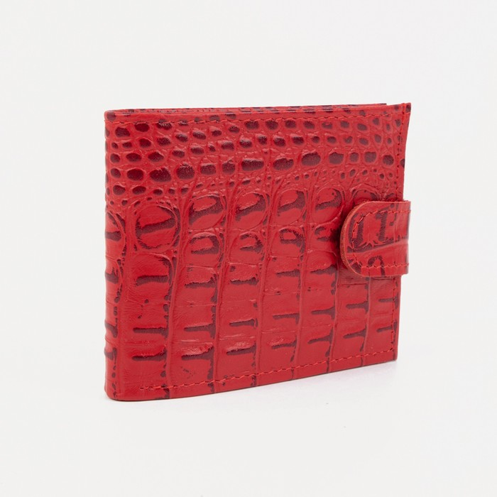 Кошелёк женский на кнопке, цвет красный Кошелёк женский на кнопке, цвет красный