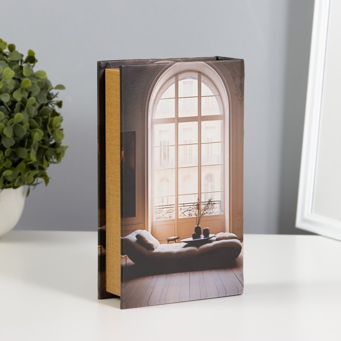 Сейф-книга дерево, кожзам  Сейф-книга дерево, кожзам "Дизайн и стиль. Интерьер для классических зданий" 21х13х5 см