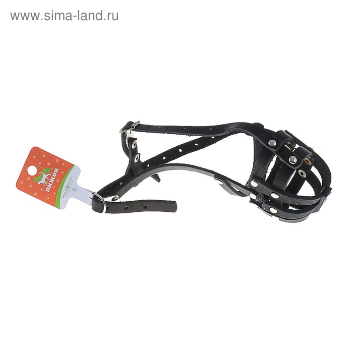 Намордник кожаный сетчатый с перемычкой №1, малый боксёр (дл по носу 7см, обхват морды 23см), 161347 Намордник кожаный сетчатый с перемычкой №1, малый боксёр (дл по носу 7см, обхват морды 23см), 161347