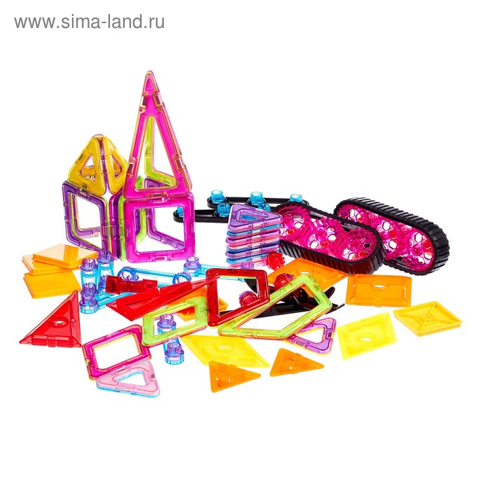 Конструктор магнитный «Магический магнит», 56 деталей Конструктор магнитный «Магический магнит», 56 деталей