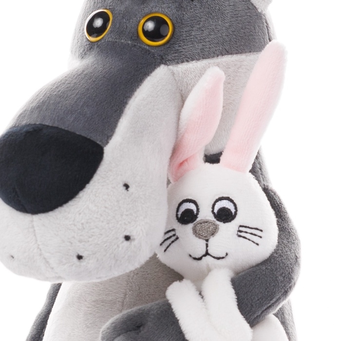 Мягкая игрушка  Мягкая игрушка "Волк с зайцем", 25 см MT-MRT-D04202304-25