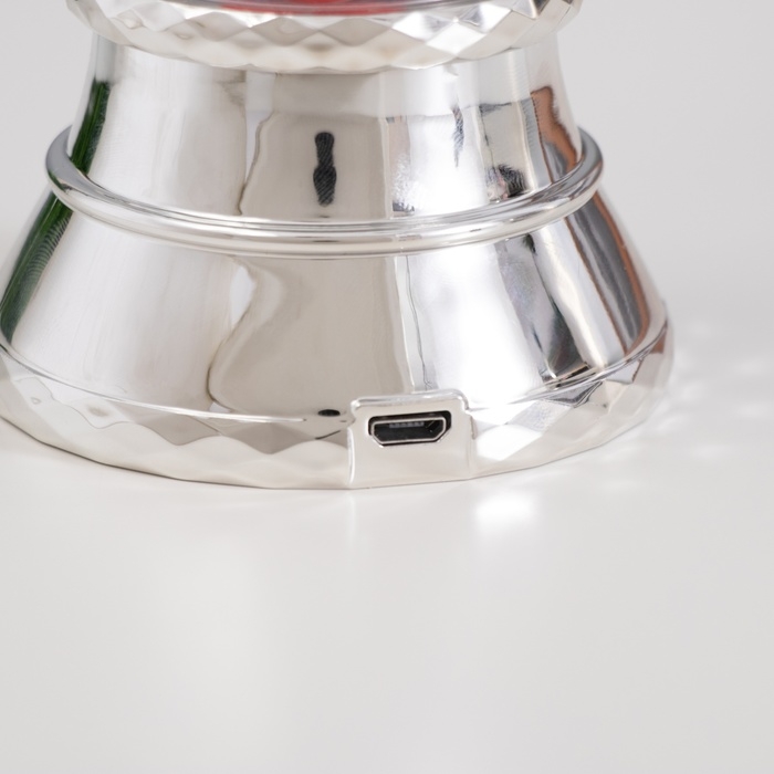 Лава лампа «Снеговик» LED 3хААА, USB серебро 6,5х8х23,7см Лава лампа «Снеговик» LED 3хААА, USB серебро 6,5х8х23,7см