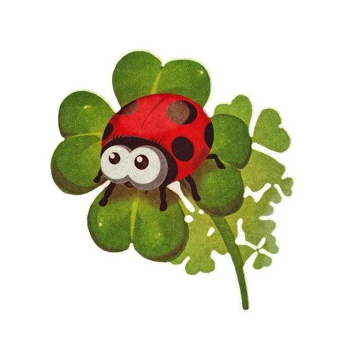 Термотрансфер «Божья коровка на трилистнике», 11 х 10 см, набор 25 шт. Термотрансфер «Божья коровка на трилистнике», 11 х 10 см, набор 25 шт.