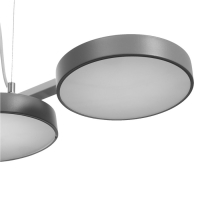 Светильник BayerLux 69931/4 LED 96Вт бело-серый 72х18х5,5-105 см