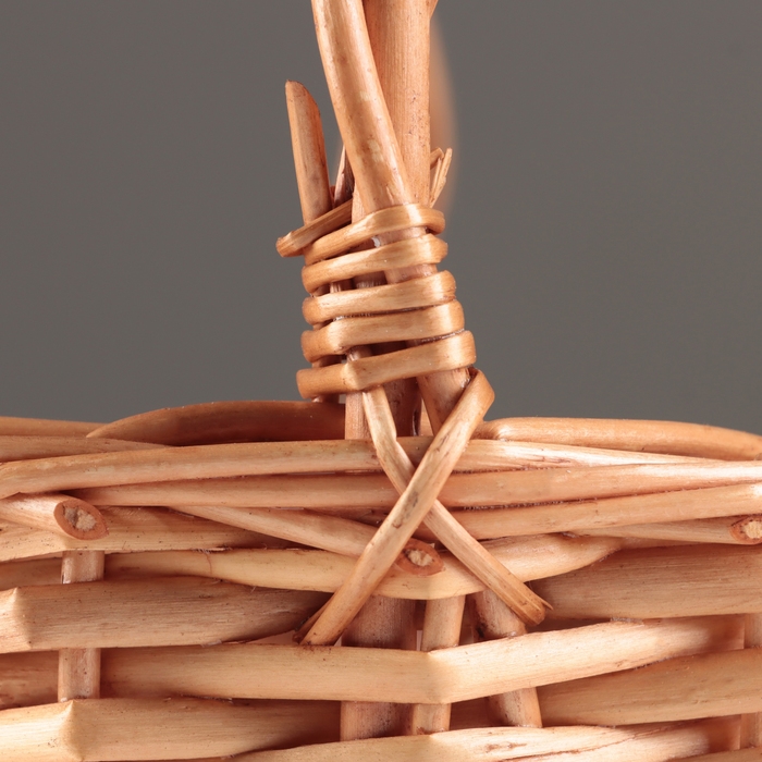 Набор корзин из 2 шт, 31x24xH13/34, 26x20xH11/30 см, медовый, рогоз Набор корзин из 2 шт, 31x24xH13/34, 26x20xH11/30 см, медовый, рогоз