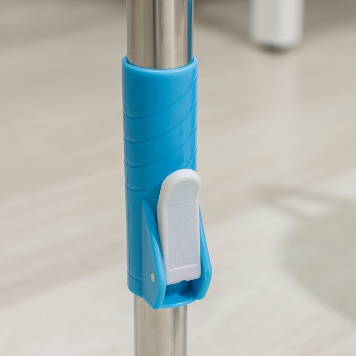 Швабра с отжимом и ведро с пластиковой центрифугой мини: ведро 7,2 л, швабра 113 см, запасная насадка из микрофибры, цвет МИКС Швабра с отжимом и ведро с пластиковой центрифугой мини: ведро 7,2 л, швабра 113 см, запасная насадка из микрофибры, цвет МИКС