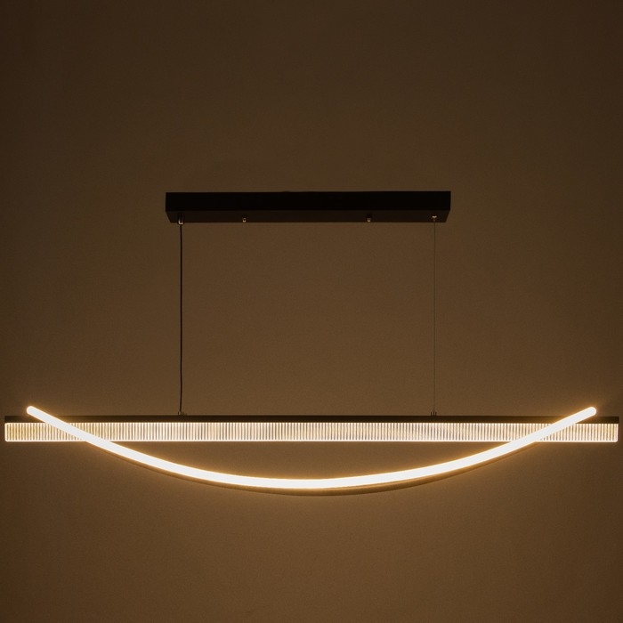 Светильник "Санди" LED 120Вт 3000-6000К черный 100х12х11-110 см