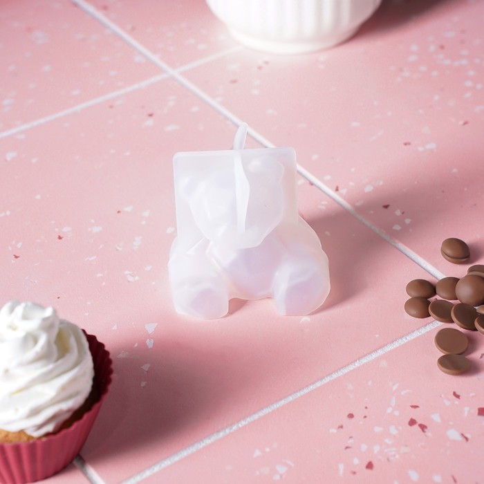 Молд «Медвежонок», силикон, 6,5×5,8 см, прозрачный Молд «Медвежонок», силикон, 6,5×5,8 см, прозрачный