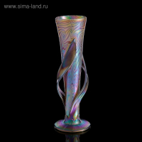 Ваза интерьерная "Iris Leaf Glass", 33 см