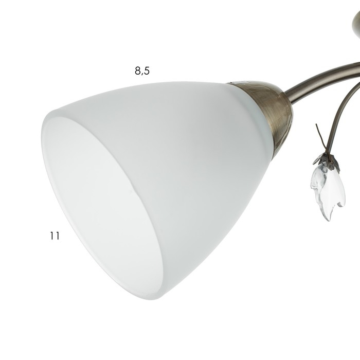 Люстра Люстра "Оливия" 3x40Вт E27 бронза 45х43х20 см