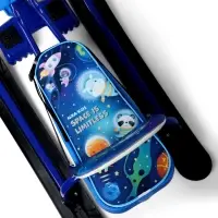 Снегокат &laquo;Тимка спорт 4-1&raquo; Космический, со спинкой, синий, ТС4-1 М/К Nika Kids