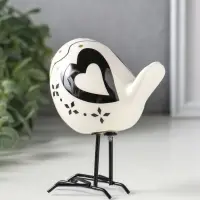 Сувенир керамика "Птенчик с крыльями-сердечками" 9,2х6,3х10,3 см