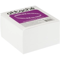 Блок для записей ATTACHE запасной 9х9х5 белый блок 80г