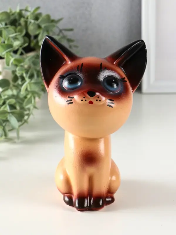 Копилка "Котёнок сиамский", 19,5х12х12,5 см