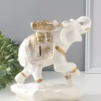 Копилка для денег &laquo;Слон счастья&raquo;, белый, 25&times;12&times;25 см