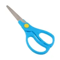 Ножницы детские 13 см, закругленные концы, пластиковые ручки, МИКС Ножницы детские 13 см, закругленные концы, пластиковые ручки, МИКС