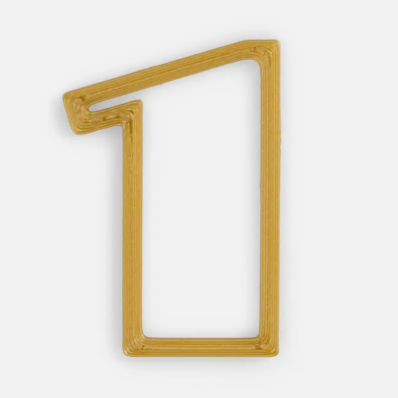 Подвеска Symbol, 3D-печать на заказ, цифра 1 Подвеска Symbol, 3D-печать на заказ, цифра 1