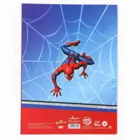 Цветная бумага, А4, 8 листов, 8 цветов, немелованная, односторонняя, на скрепке, 48 г/м², «Человек-паук» Цветная бумага, А4, 8 листов, 8 цветов, немелованная, односторонняя, на скрепке, 48 г/м², «Человек-паук»