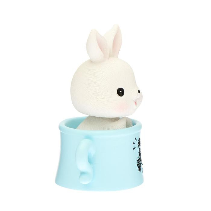 Зайчик на панель авто, качающая головой, С6 Зайчик на панель авто, качающая головой, С6