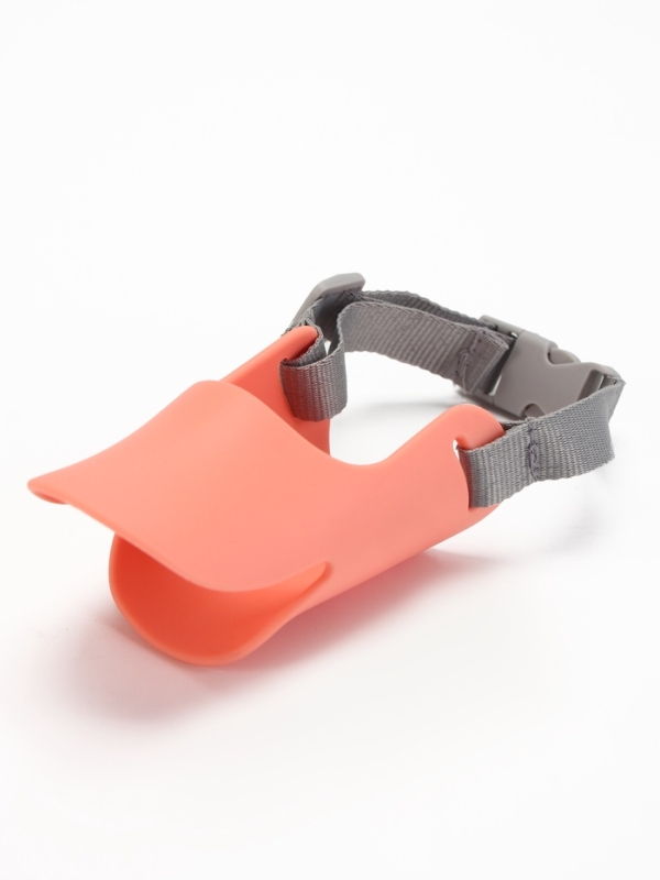 Намордник силиконовый фиксирующий, размер M (ОМ 15 см, ОШ 18-30 см), розовый Намордник силиконовый фиксирующий, размер M (ОМ 15 см, ОШ 18-30 см), розовый