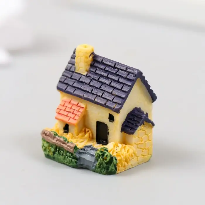 Фигурка для флорариума полистоун &laquo;Загородный дом&raquo;, 3.2&times;2.5&times;3.5 см, МИКС