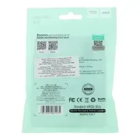Кабель Hoco X13, microUSB - USB, 2.4 А, 1 м, PVC оплетка, белый