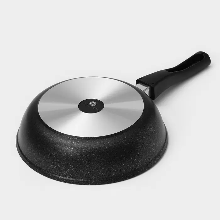 Набор посуды KUKMARA &laquo;Мраморная №3&raquo;, 6 предметов, съёмная ручка, антипригарное покрытие, литой алюминий, литой алюминий