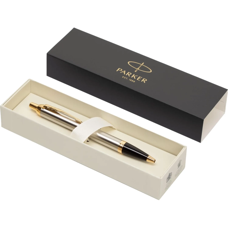Ручка шариковая автоматическая PARKER IM Brushed Metal GT 1931670