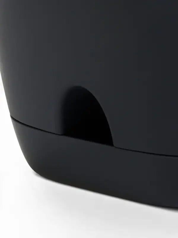 Кашпо с прикорневым поливом 4 л D-19см, H-20см графит Кашпо с прикорневым поливом 4 л D-19см, H-20см графит "Гранд"