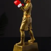 Кубок наградной с фигуркой &laquo;Бокс: лучший боец&raquo;, 18&times;8&times;3.5 см