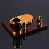 Набор настольный, органайзер 3 в 1 с визитницей, красное дерево