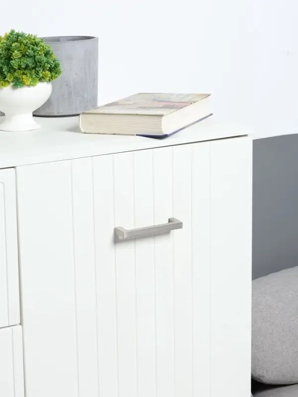 Ручка-скоба CAPPIO SQUARE RSC007, алюминий, м/о 96 мм, цвет серебро