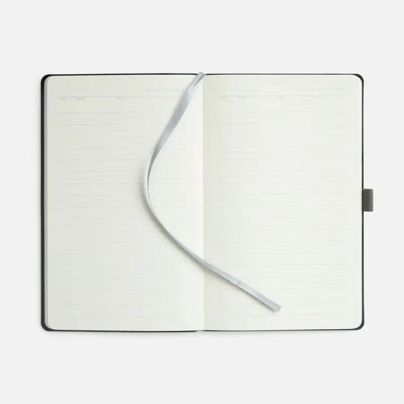 Ежедневник Lungo, недатированный, серый Ежедневник Lungo, недатированный, серый