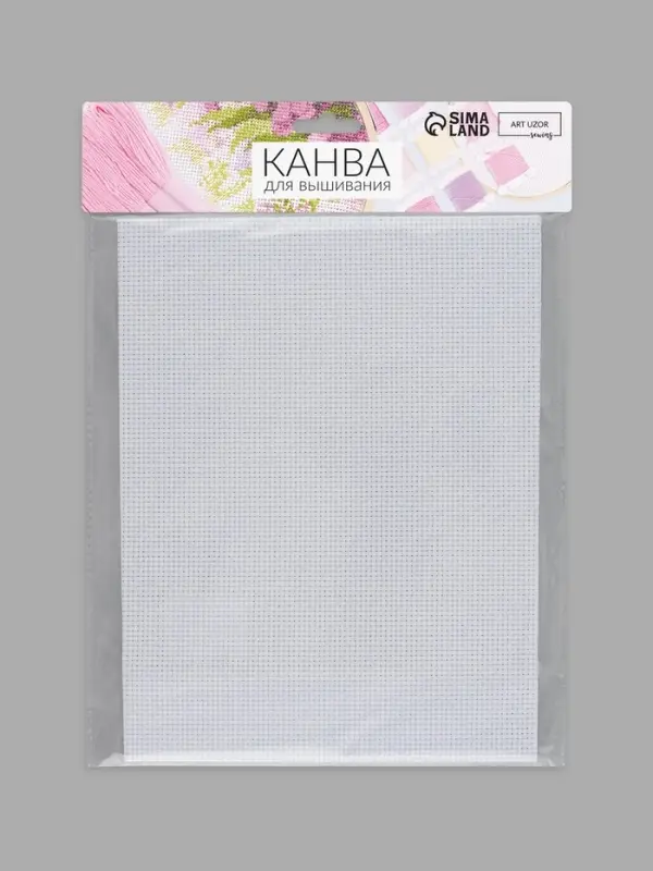 Канва для вышивания №16, 30&times;20 см, цвет белый