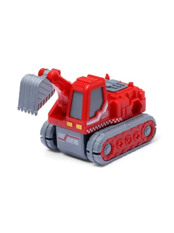 Робот-трансформер «Огнеборец» 5в1, собирается из 5 машинок, подвижные детали Робот-трансформер «Огнеборец» 5в1, собирается из 5 машинок, подвижные детали