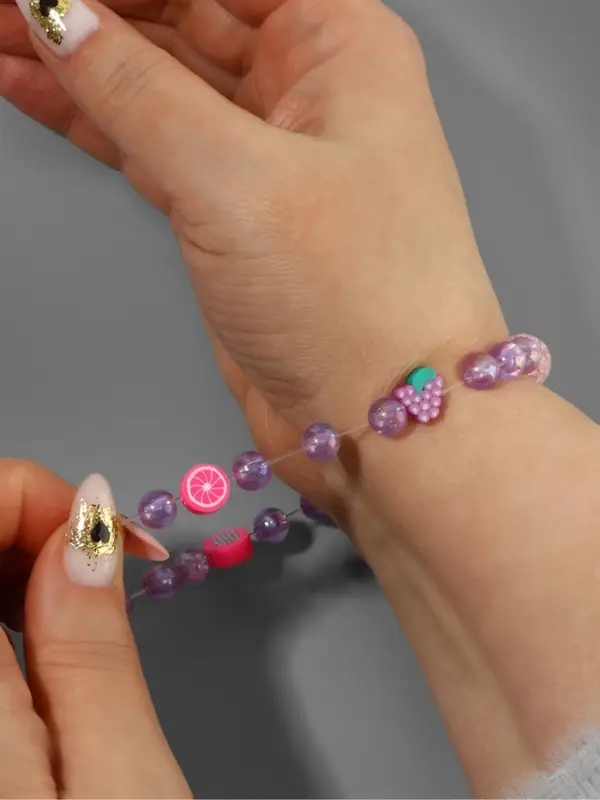 Нить для плетения, эластичная, 100&plusmn;1 м, d=0.4 мм, прозрачная