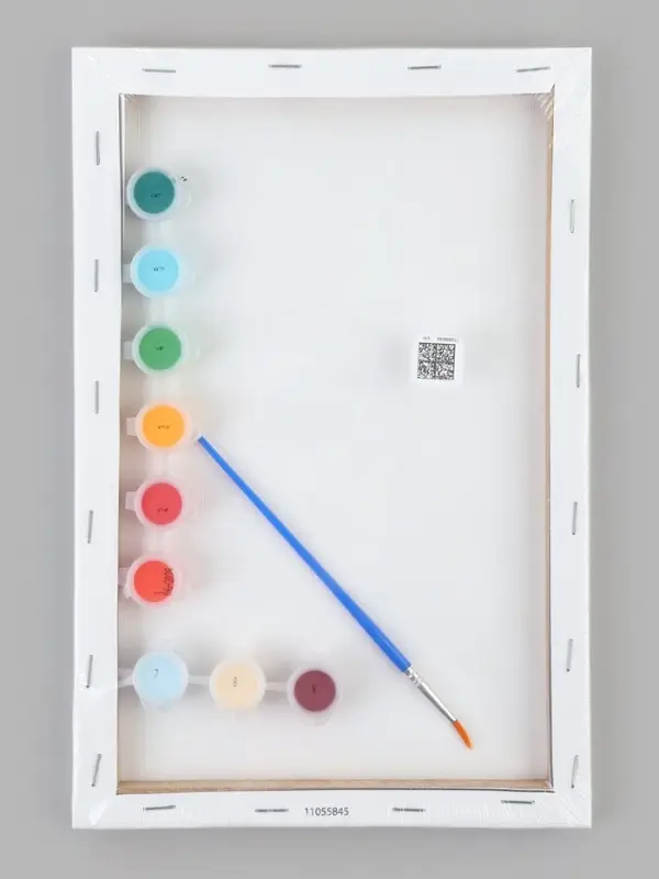 Картина по номерам &laquo;Новогодний корги&raquo;, 20&times;30 см