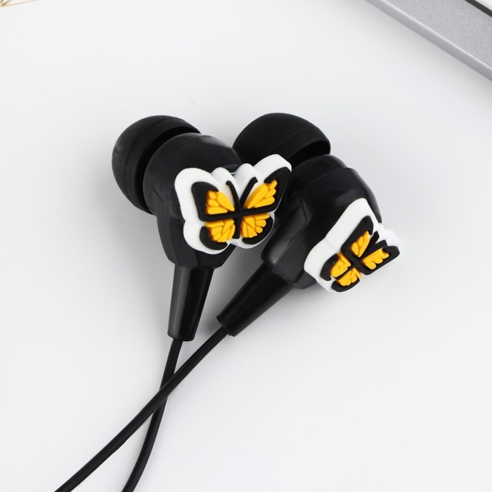 Наушники проводные «Бабочки», мод. VBT 1.29, 120 см Наушники проводные «Бабочки», мод. VBT 1.29, 120 см