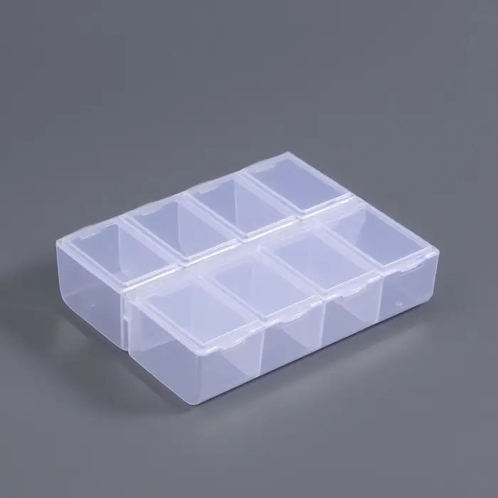 Органайзер для хранения мелочей, 8 ячеек, 11&times;9&times;2.8 см, МИКС