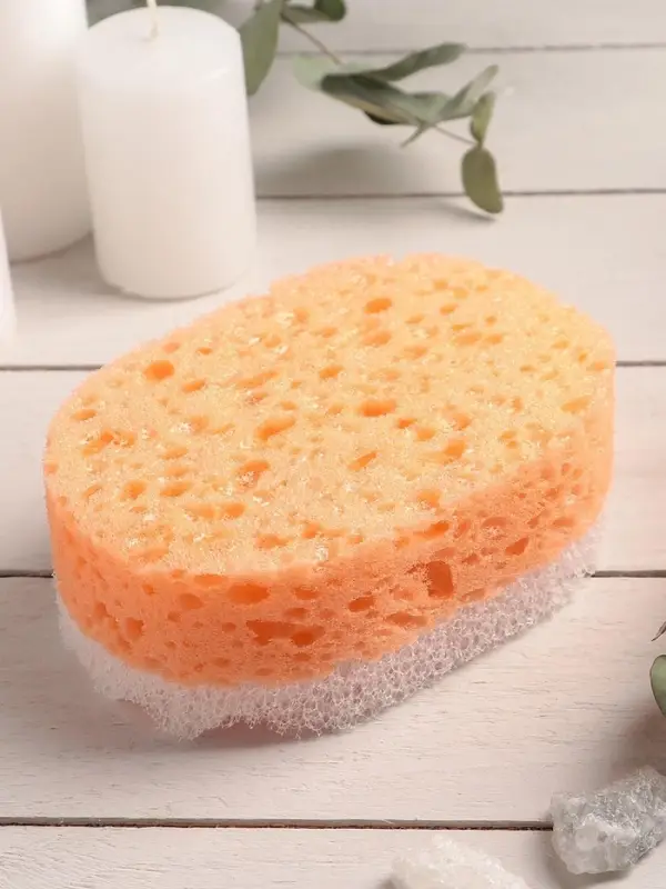 Губка для тела массажная «Эмоция», 13×8,5×5 см см, МИКС Губка для тела массажная «Эмоция», 13×8,5×5 см см, МИКС